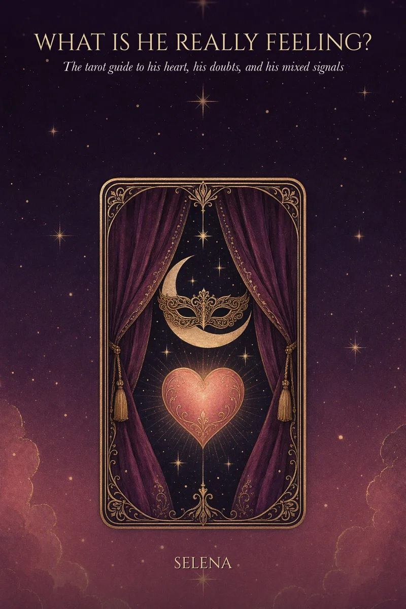What Is He Really Feeling?, a tarot guide by Selena