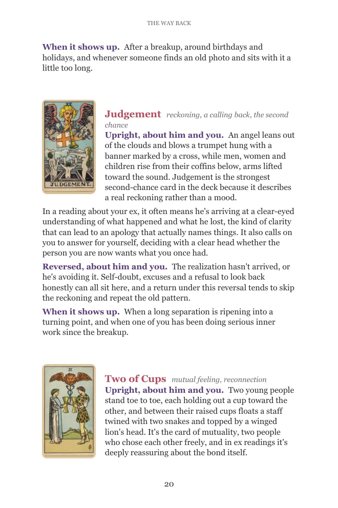 A page from The Way Back