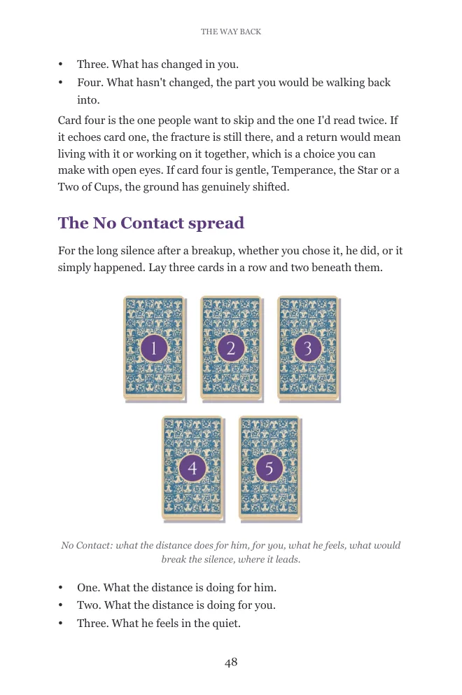 A page from The Way Back