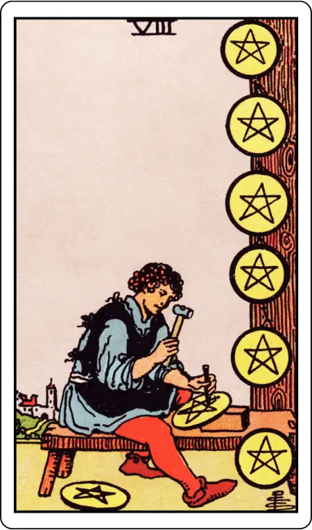 Eight of Pentacles