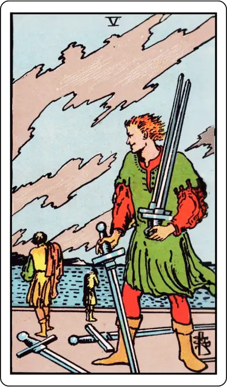 Five of Swords tarot card