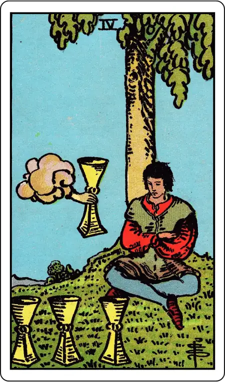 Four of Cups tarot card