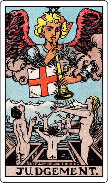 Judgement tarot card