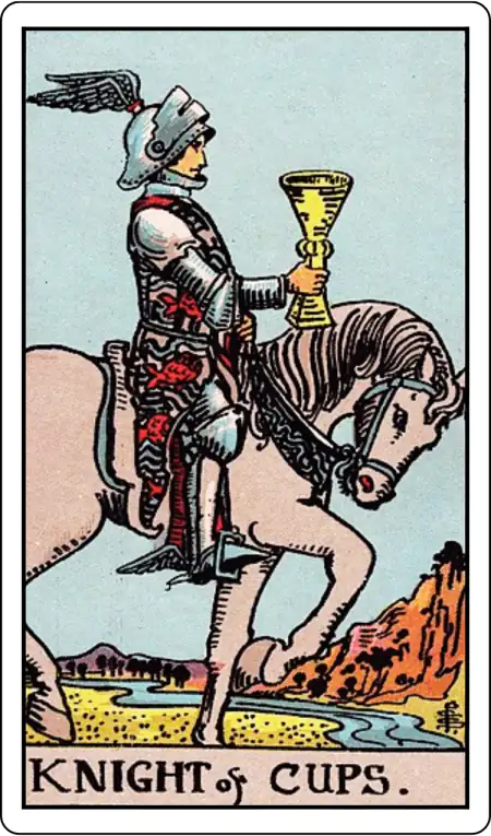 Knight of Cups tarot card