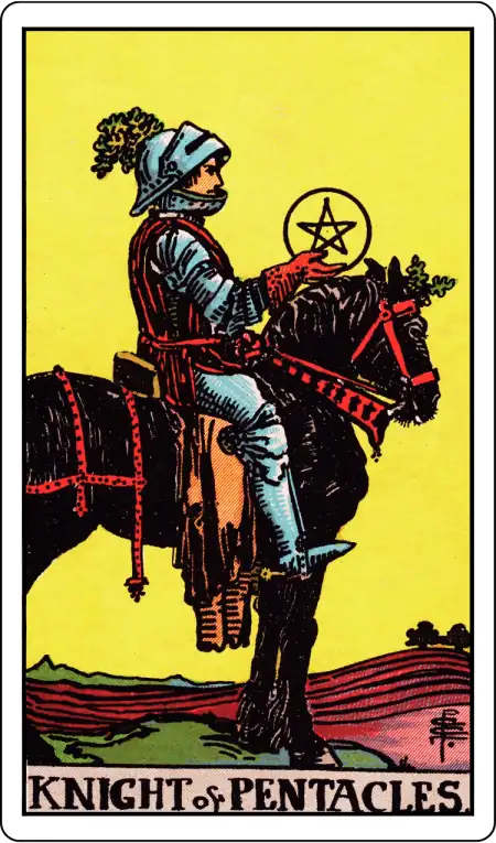 Knight of Pentacles tarot card