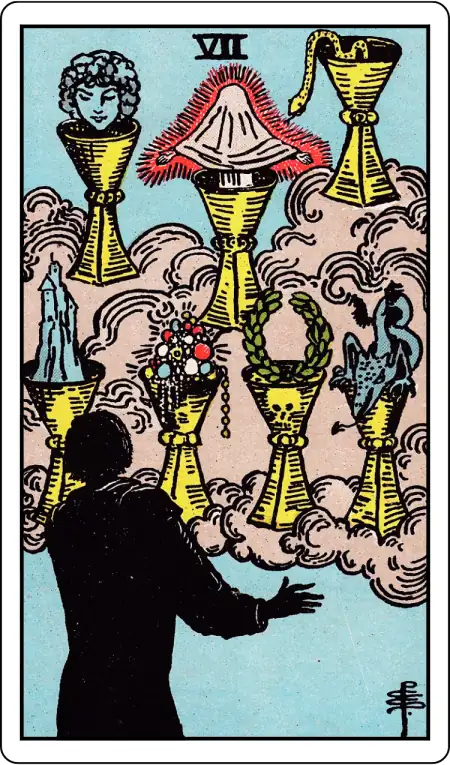 Seven of Cups tarot card
