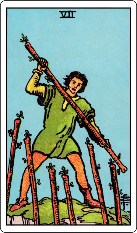 Seven of Wands