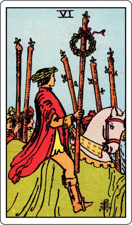Six of Wands tarot card