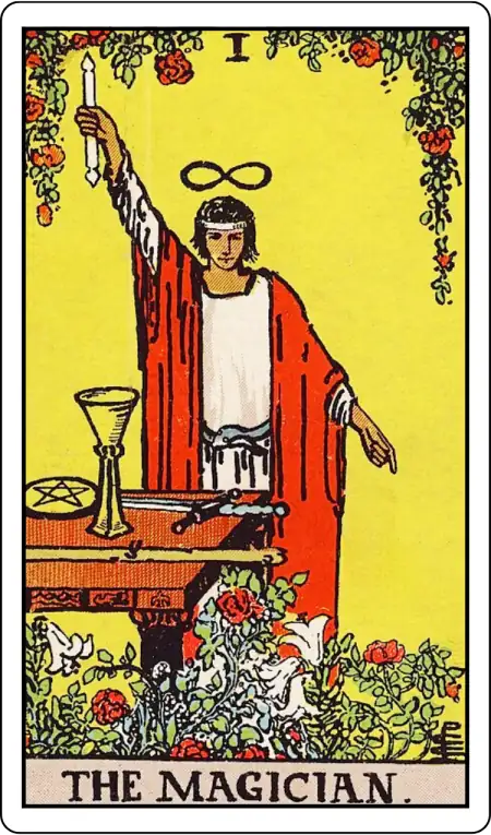 The Magician tarot card