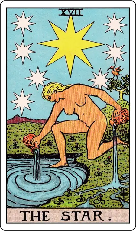 The Star tarot card