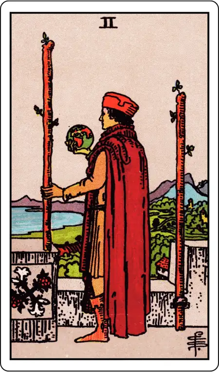 Two of Wands tarot card